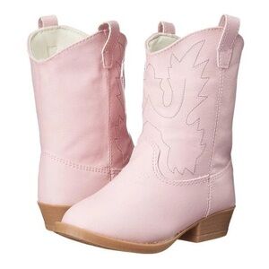 Baby Deer Miller Pink Cowboy Boots for toddler - size 8